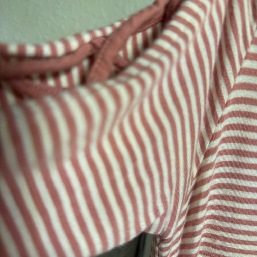 Heart Hips Striped Mini Dress - Pink and White - Picture 2 of 5